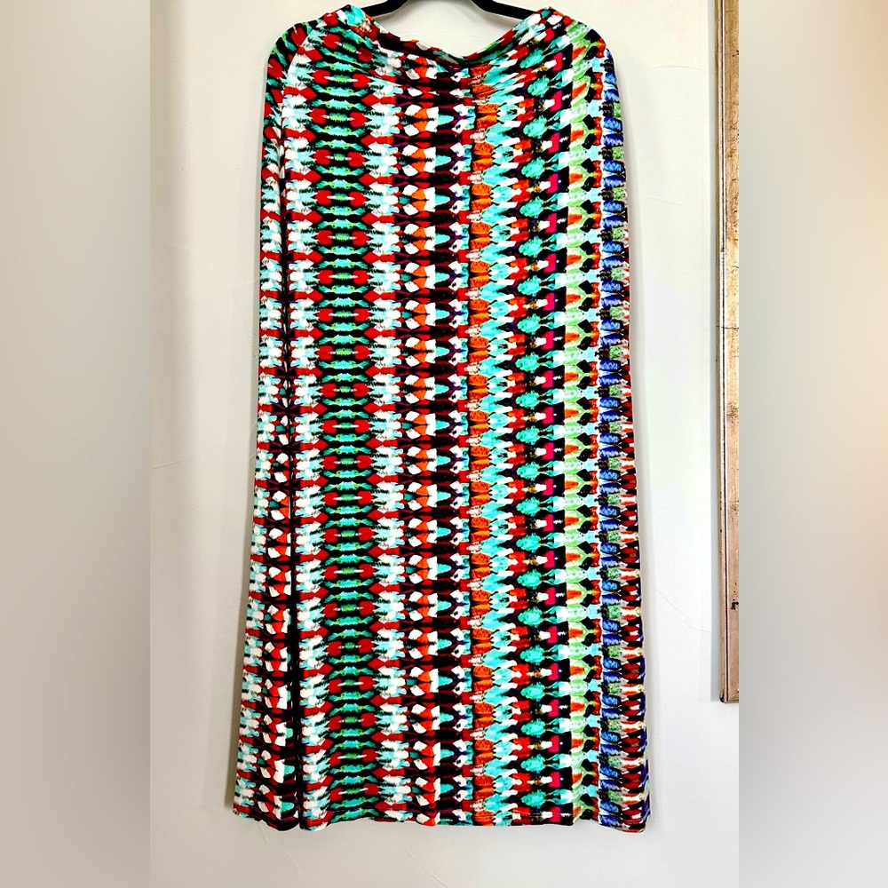 Versona Casual Stretchy Beachy Boho Sexy Maxi Skirt. Medium
